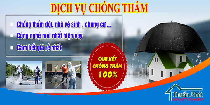 Dịch vụ chống thấm ở tại TPHCM