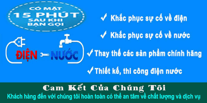 Dịch vụ sửa điện nước tại quận tân phú uy tín