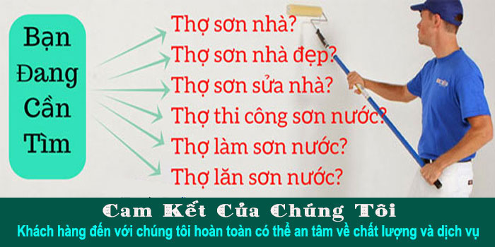 Thợ sơn nhà cũ tại TPHCM