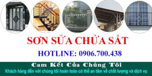 Thợ sơn sửa cửa sắt tại TPHCM uy tín