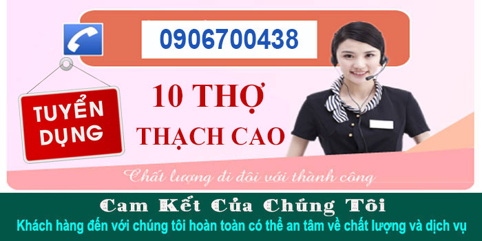 Tuyển thợ phụ thạch cao