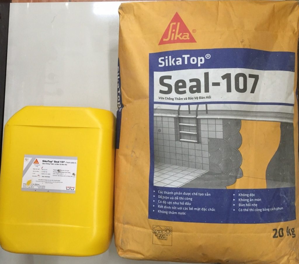 Sikatop Seal 107 Vữa Chống Thấm Và Bảo Vệ Đàn Hồi