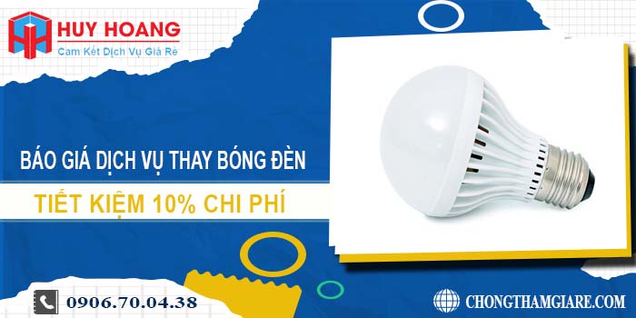 Báo giá dịch vụ thay bóng đèn tại quận 4 tiết kiệm 10% chi phí