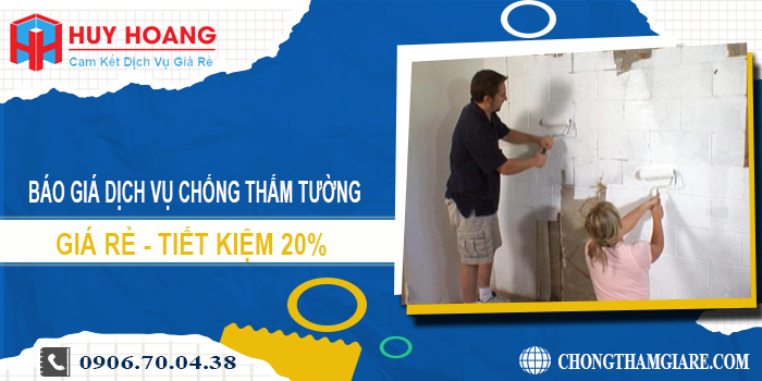 Báo giá dịch vụ chống thấm tường tại Nhà Bè | Tiết kiệm 20%