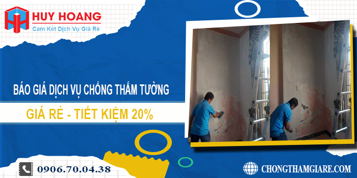 Báo giá dịch vụ chống thấm tường tại Nha Trang | Tiết kiệm 20%