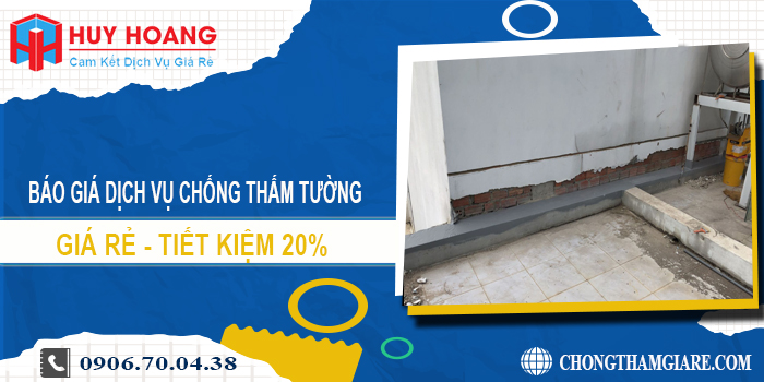 Báo giá dịch vụ chống thấm tường tại quận 10 | Tiết kiệm 20%