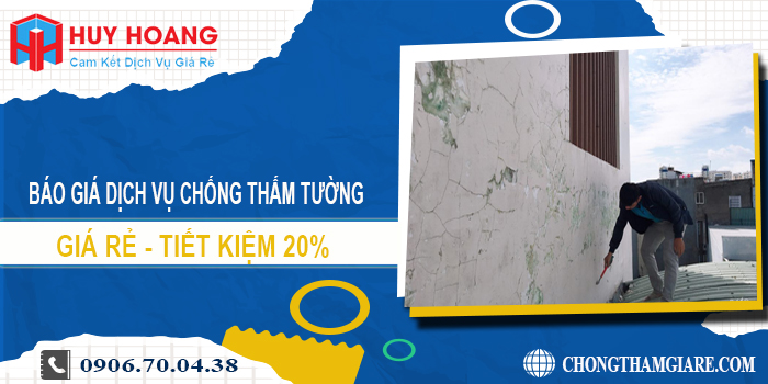 Báo giá dịch vụ chống thấm tường tại quận 2 | Tiết kiệm 20%