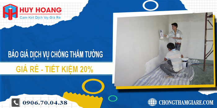 Báo giá dịch vụ chống thấm tường tại quận 3 | Tiết kiệm 20%