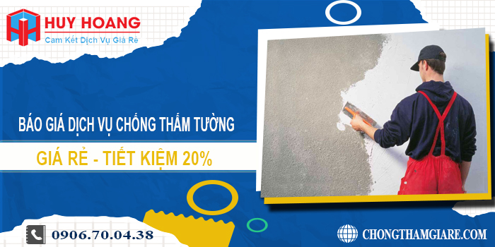 Báo giá dịch vụ chống thấm tường tại quận 4 | Tiết kiệm 20%