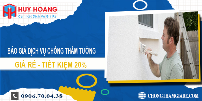 Báo giá dịch vụ chống thấm tường tại quận 5 | Tiết kiệm 20%