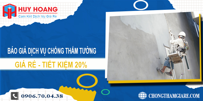 Báo giá dịch vụ chống thấm tường tại quận 6 | Tiết kiệm 20%