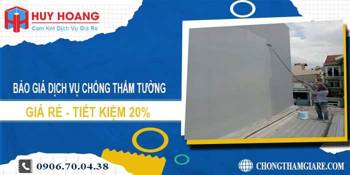 Báo giá dịch vụ chống thấm tường tại quận 7 | Tiết kiệm 20%