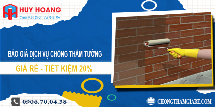 Báo giá dịch vụ chống thấm tường tại quận 8 | Tiết kiệm 20%