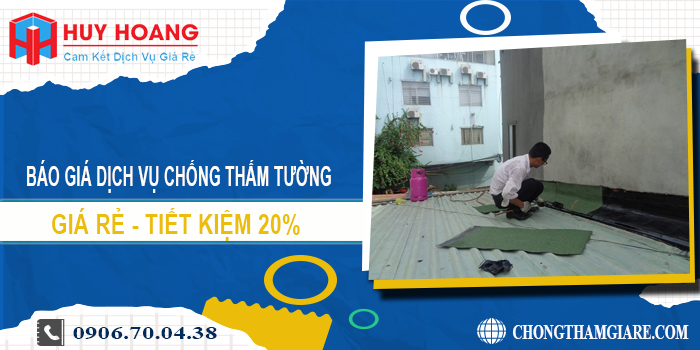 Báo giá chống thấm tường tại quận Phú Nhuận | Tiết kiệm 20%