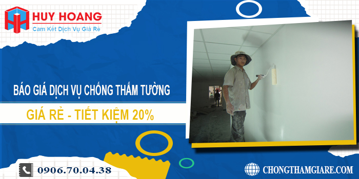 Báo giá dịch vụ chống thấm tường tại Tân Uyên | Tiết kiệm 20%