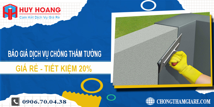 Báo giá dịch vụ chống thấm tường tại Thủ Dầu Một | Tiết kiệm 20%