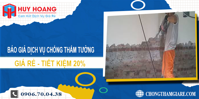 Báo giá dịch vụ chống thấm tường tại Thủ Đức | Tiết kiệm 20%