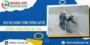 Giá dịch vụ chống thấm tường tại Tp Đồng Xoài【Tiết kiệm 10%】