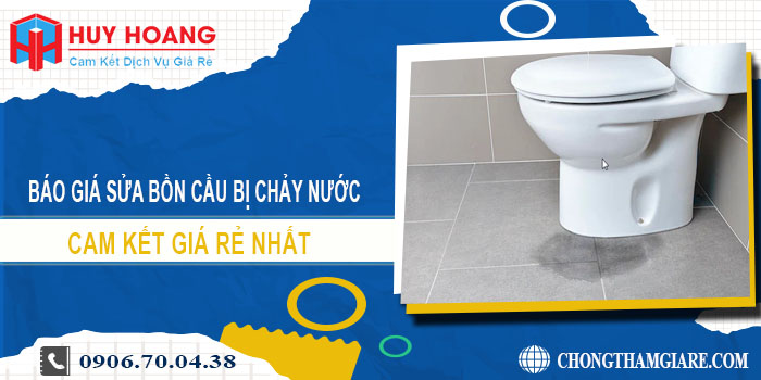 Báo giá sửa bồn cầu bị chảy nước tại Bình Chánh cam kết giá rẻ