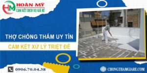 Thợ chống thấm tại Hóc Môn - Xử lý triệt để - Lh 0906700438