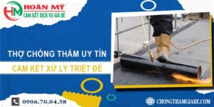 Thợ chống thấm tại Nhơn Trạch xử lý triệt để - Lh 0906 700 438