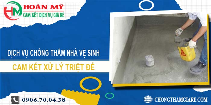 Dịch vụ thợ chống thấm nhà vệ sinh tại Tp Tân An【Xử lý triệt để】