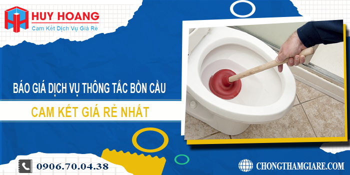 Báo giá dịch vụ thông tắc bồn cầu tại Bến Cát | Cam kết giá rẻ