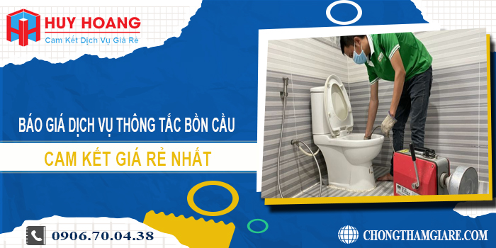 Báo giá dịch vụ thông tắc bồn cầu tại Vũng Tàu | Cam kết giá rẻ