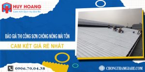 Báo giá thi công sơn chống nóng mái tôn ở Biên Hòa giá rẻ nhất