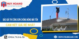 Báo giá thi công sơn chống nóng mái tôn ở Đà Nẵng giá rẻ nhất