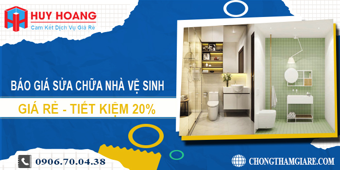 Báo giá sửa chữa nhà vệ sinh tại Long An | Tiết kiệm 20%