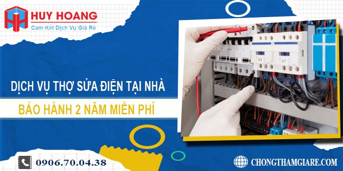 Dịch vụ thợ sửa điện tại nhà Bến Cát【Bảo hành 2 năm】