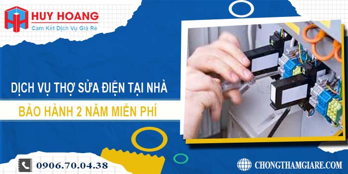 Dịch vụ thợ sửa điện tại nhà Long Thành【Bảo hành 2 năm】