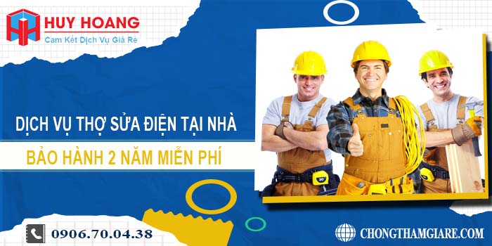 Dịch vụ thợ sửa điện tại nhà Vũng Tàu【Bảo hành 2 năm】