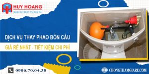 Báo giá thay phao bồn cầu tại Hà Nội【Tiết kiệm 10% chi phí】