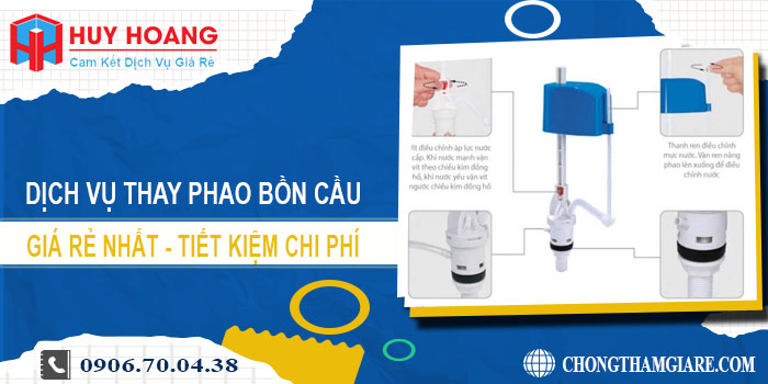 Báo giá thay phao bồn cầu tại Tân Bình【Tiết kiệm 10% chi phí】