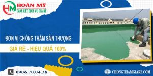 Đơn vị chống thấm sân thượng tại Bình Chánh【0906 700 438】